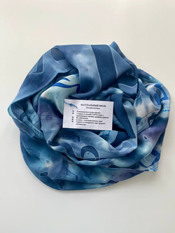 Шарф ручной работы из натурального шелка (2)