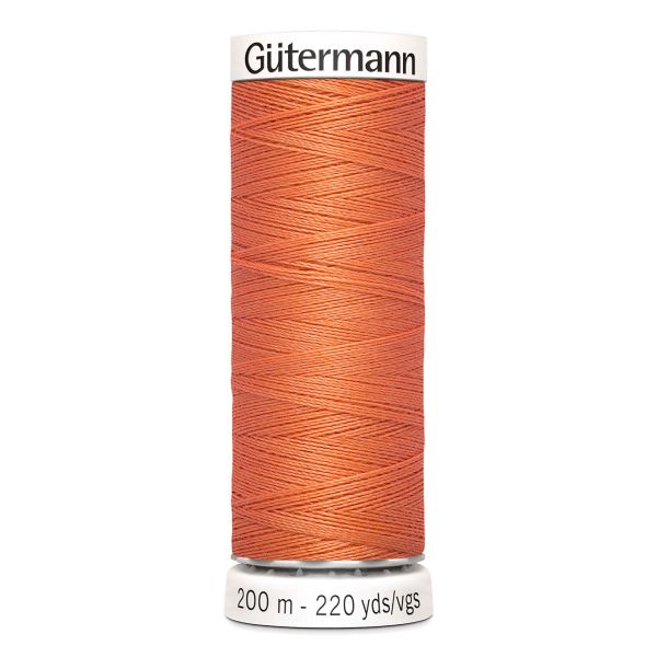 Нитки универсальные Gutermann Sew-all 100 (200 метров), 5 кат. | 895 золотисто-персиковый