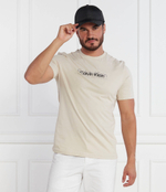 Футболка DOUBLE FLOCK LOGO Calvin Klein - бежевый(K10K111838)