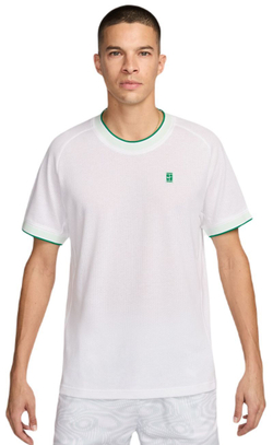 Мужская теннисная футболка Nike Court Heritage Tennis Top - белый