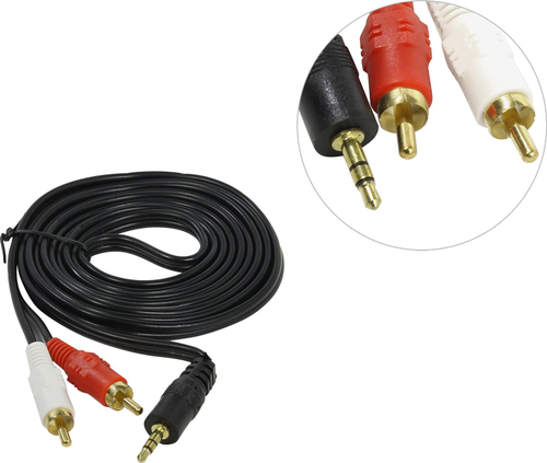Exegate &lt;EX225927RUS&gt;  Кабель  Jack3.5-M  --&gt; 2RCA-M 2м