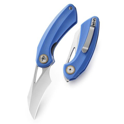 Нож складной Bestech Bihai сталь 14C28N, рукоять G10 синяя