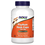 NOW Foods, оболочка семян подорожника в капсулах, 700 мг, 180 растительных капсул