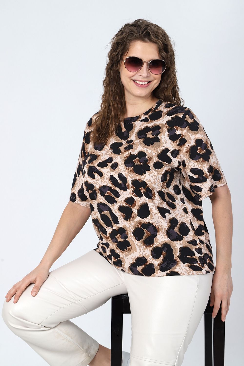 Футболка Кутюр Виотекс ЛЕОПАРД КРУПНЫЙ