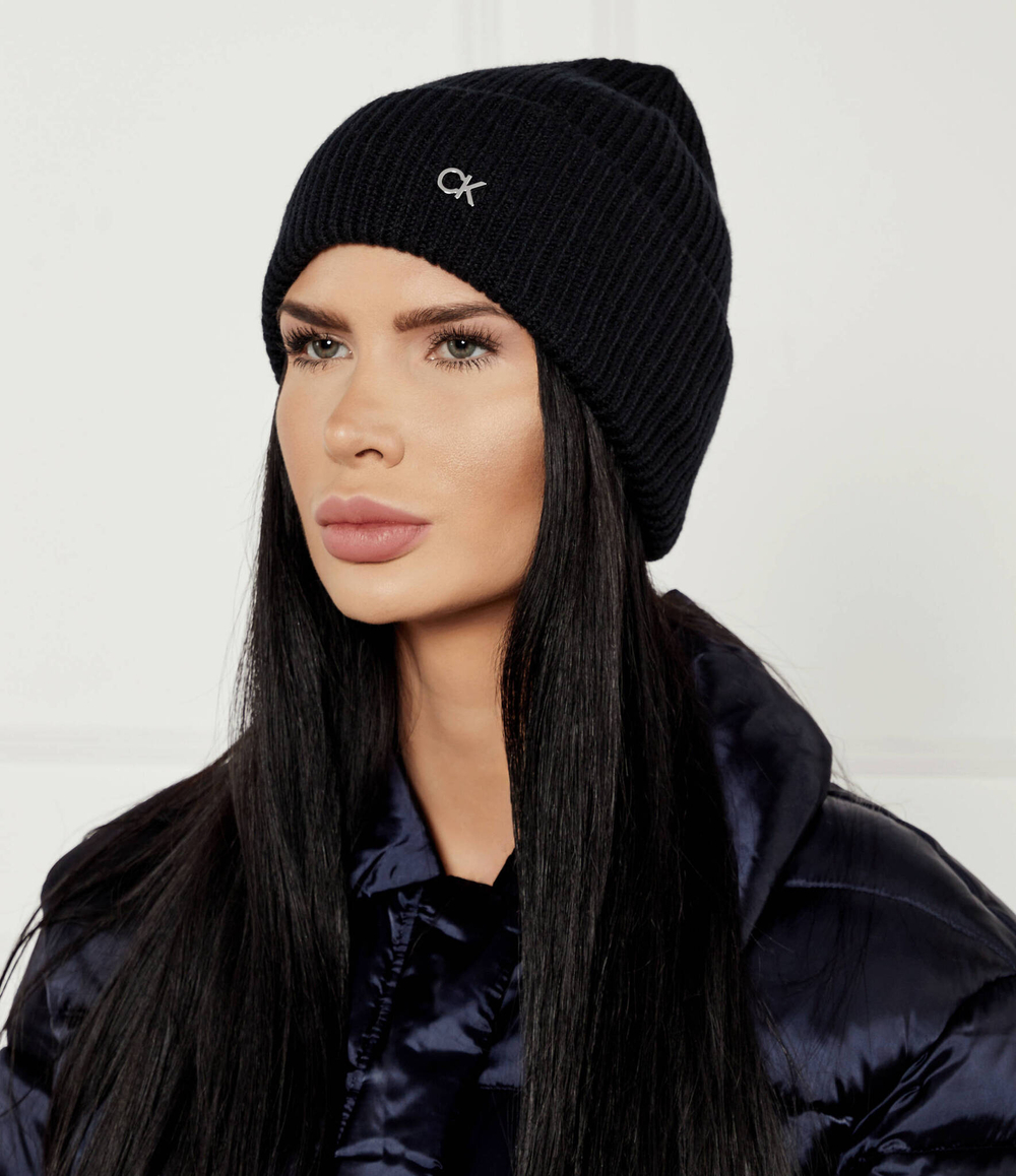 Хлопковая шапка + повязка Calvin Klein - черный(K60K612622)