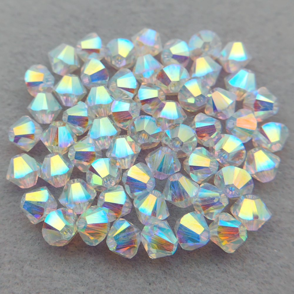 Бусины Swarovski 5328, Crystal AB 2X