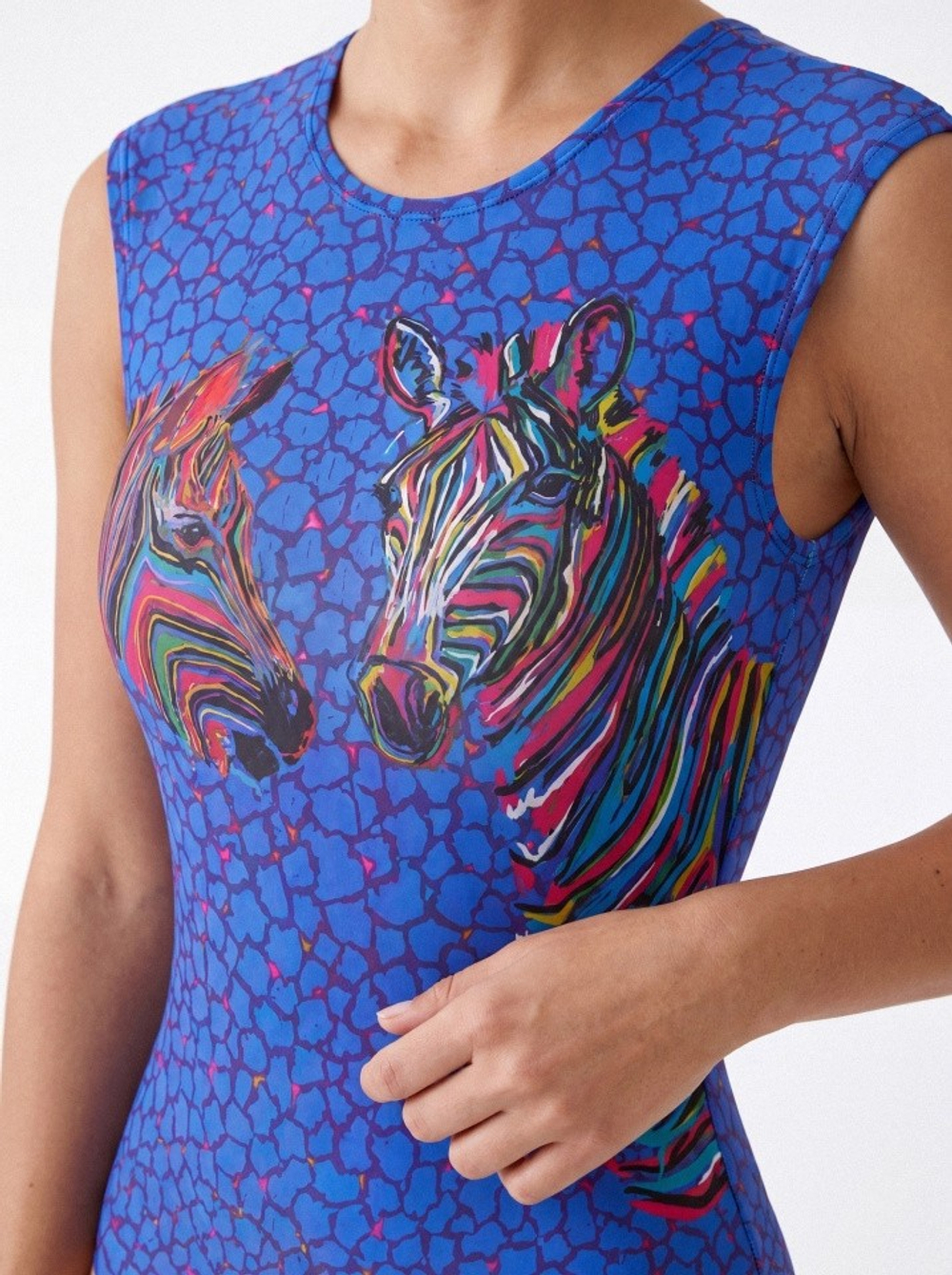 Купальник ЗЕБРЫ без рукавов Энди Поп