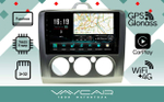 Магнитола для Ford Focus 2005 - 2011 (кондиционер) - Vaycar VA17-003M на Android 13, 8-ядер, 4G SIM-слот