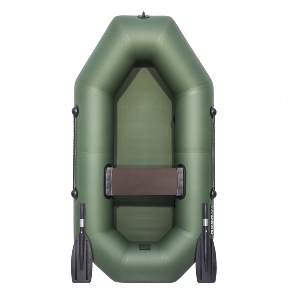 Аква-оптима 190 с гребками (Самая маленькая и легкая лодка ПВХ)