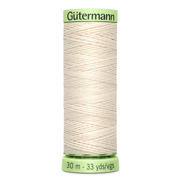 Нитки отделочные Gutermann Top Stitch 30 (30 метров), 5 кат. | _802 молочно-бежевый