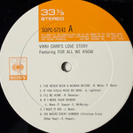 Vikki Carr ‎– Vikki Carr's Love Story (Япония 1971г.) Т