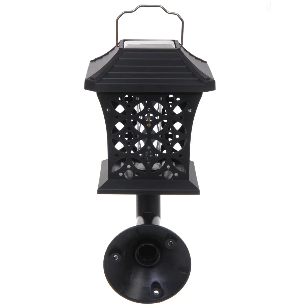 Фонарь садовый «Вечер» 12*12*13,5 см (h=60 см) на солнечной батарее (универсальный), Теплый белый