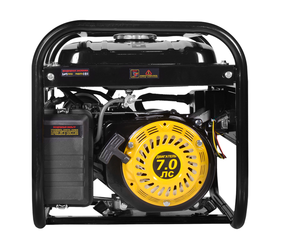 Портативный бензогенератор HUTER DY4000L - [3 кВт / 220V]