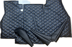 Коврик под рычаги КПП УАЗ 452, 3303 (синяя нить Бабочка)