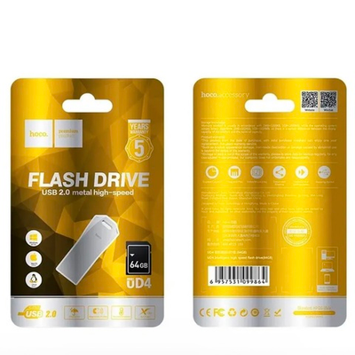 USB флеш накопитель флешка hoco UD4 64 ГБ