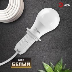 Патрон ЭРА Е14 с кольцом пластик, белый