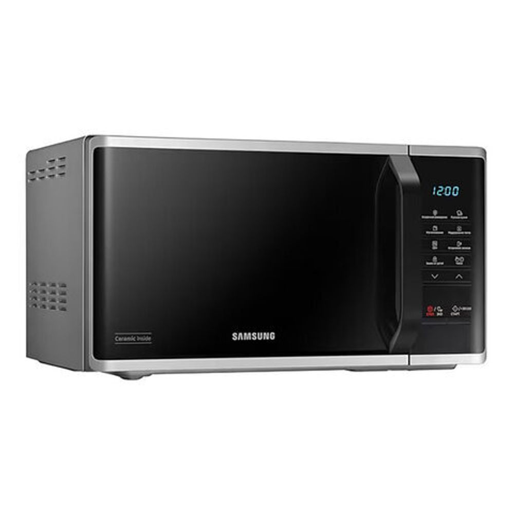 Микроволновая печь SAMSUNG MS23K3513AS/BW, объем 23 л, мощность 800 Вт, механическое управление