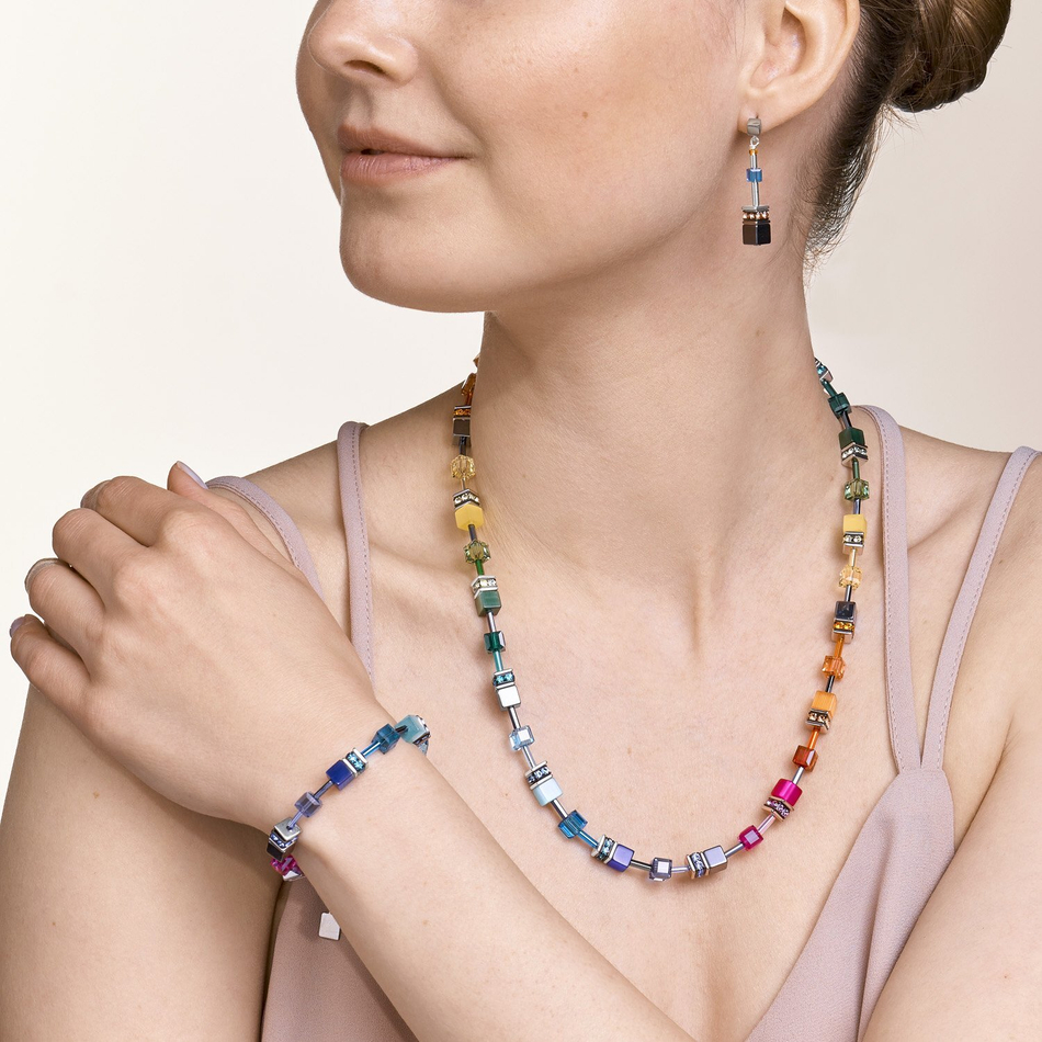 Колье Coeur de Lion Multicolor Rainbow 5012/10-1520 цвет мульти