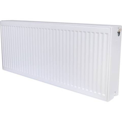 Радиатор панельный профильный ROMMER Ventil тип 33 - 500x500 мм (подключение нижнее, цвет белый)