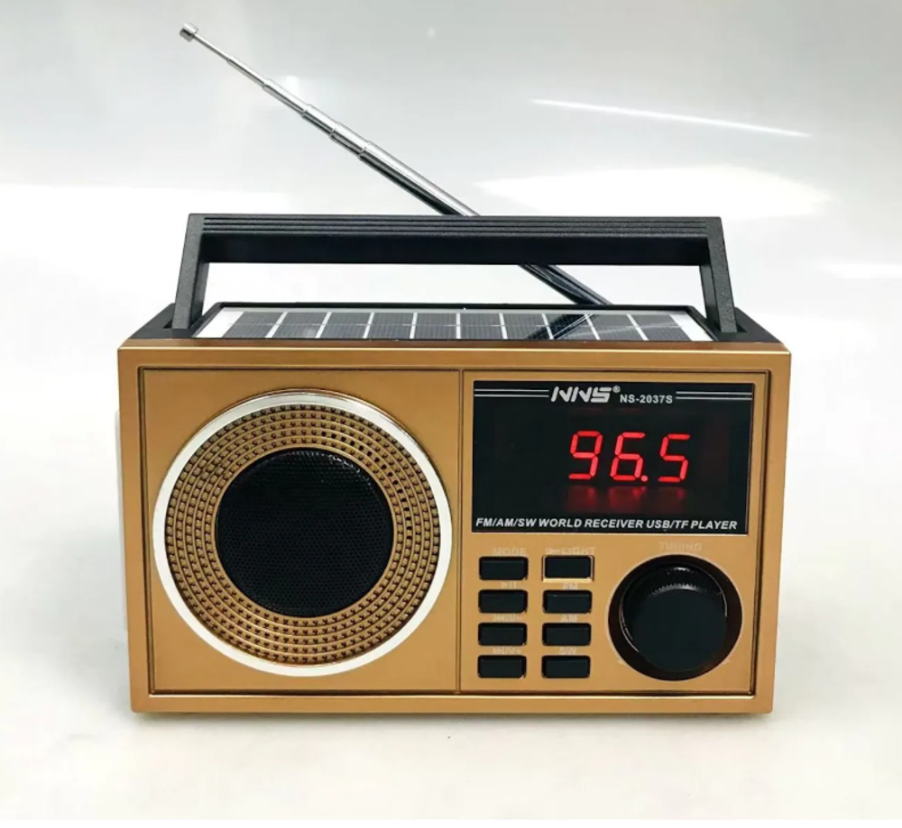 Радиоприемник NNS NS-2037S/BZ Solar панель Bronze