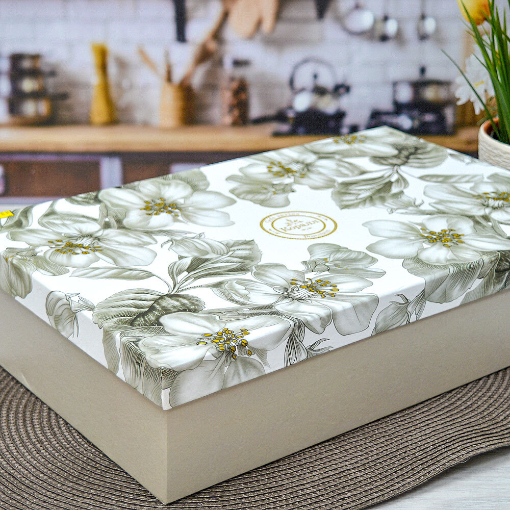 Чайный набор 12 предметов 230мл "Light flower"