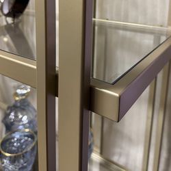 Стеллаж "Модерн" со стеклянными полками