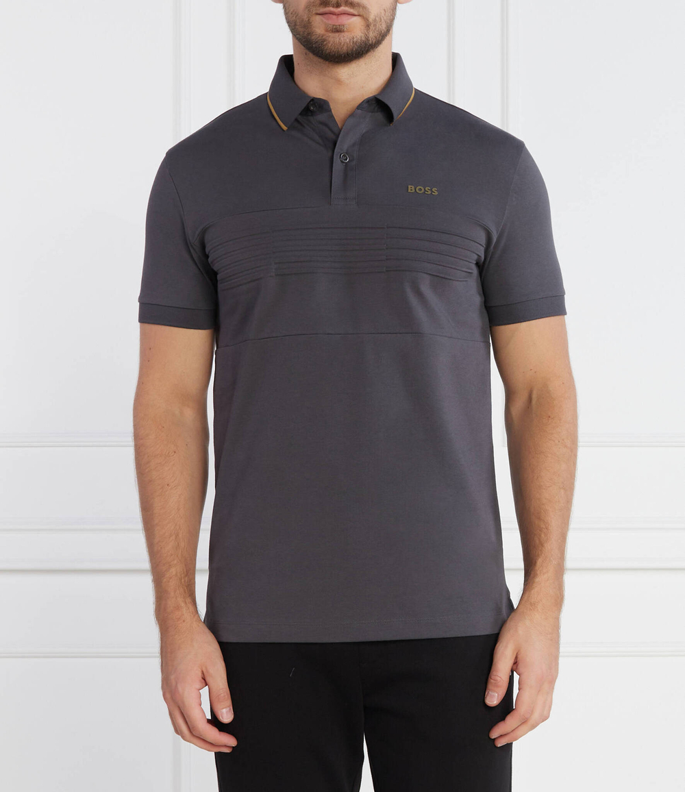 Поло Pavel BOSS GREEN - графитовый(50494373)