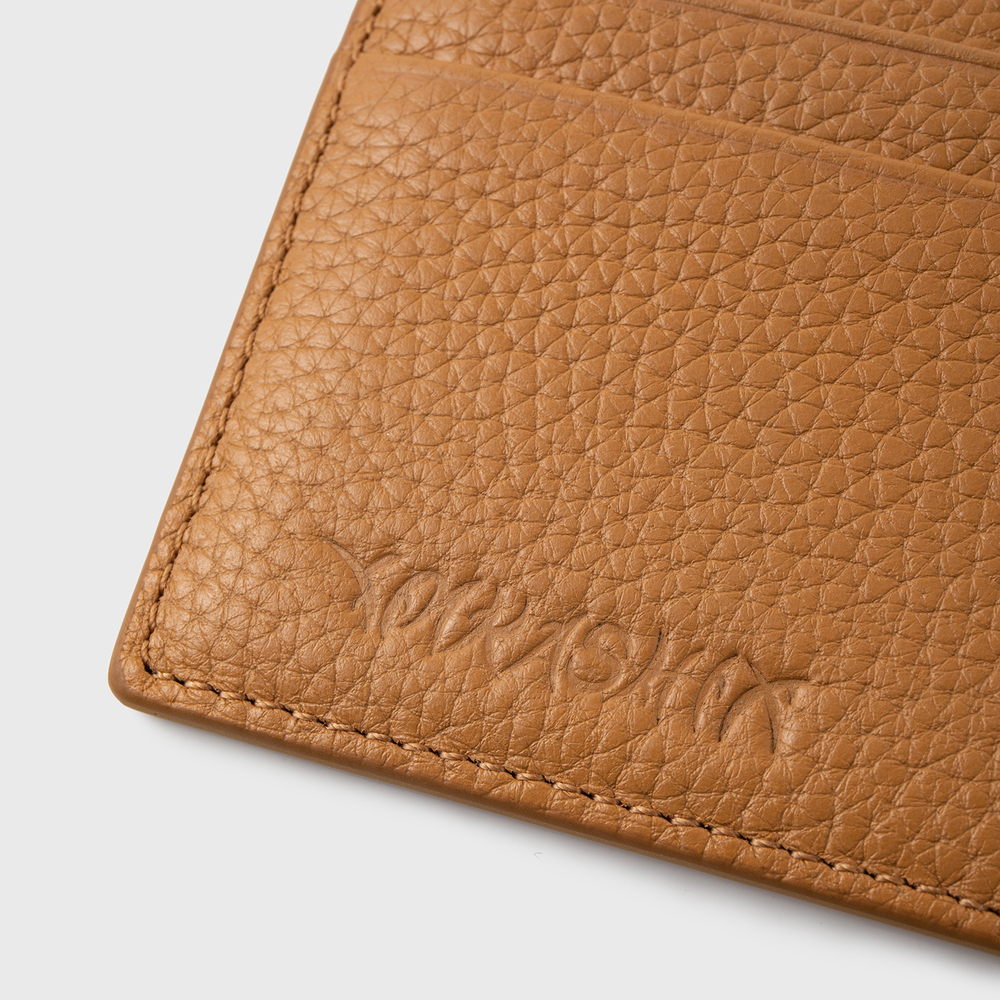 Кардхолдер YMKASHIX грубая кожа коричневый