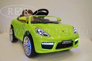 Детский электромобиль River Toys Porsche Panamera A444AA зеленый