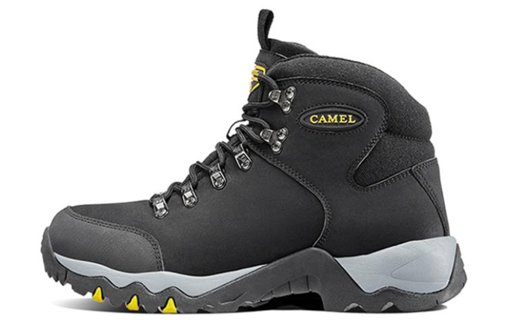 CAMEL Slip Resistant Abrasion Resistant High top Outdoor Shoes Men"s