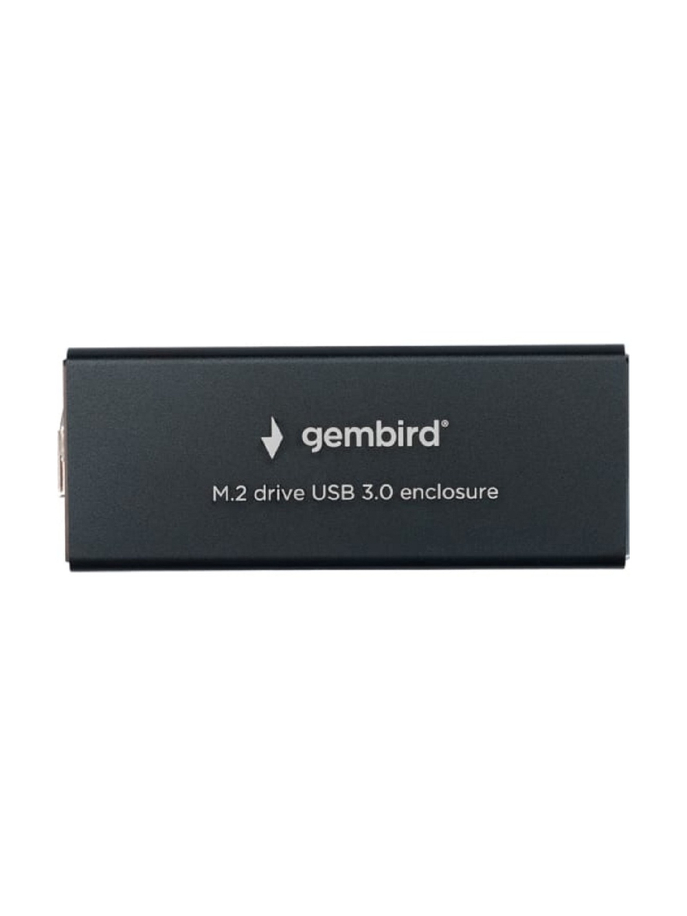Gembird EEM2-SATA-1 Внешний корпус USB 3.0 для M2 SATA порт MicroB, металл, черный