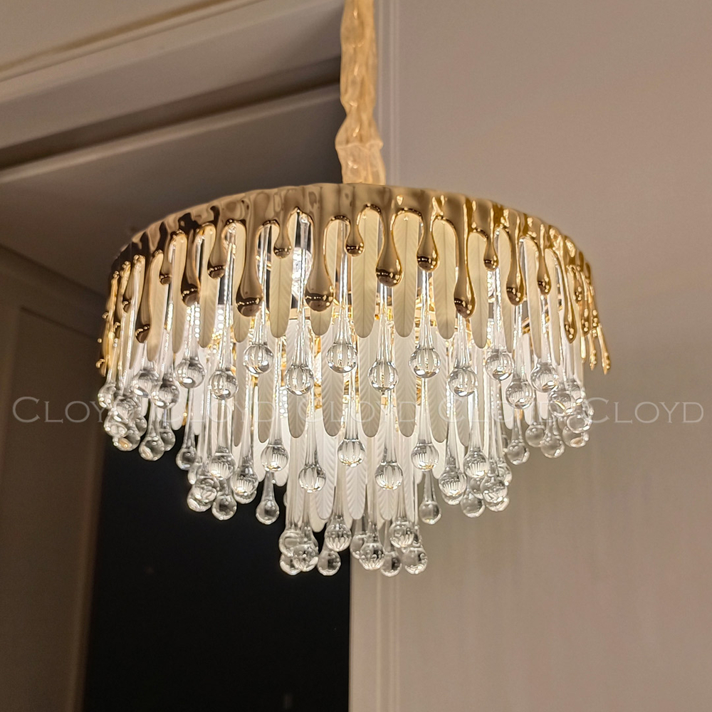 Люстра Cloyd CAPULETTI C9 / Ø49 см - золото (арт.11204)