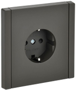Розетка СП FORTE&PIANO FP315 16А с заземл. защ. шторки винт. крепл. сер. IEK FP-R14-16-K03