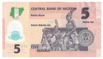 Nigeria, 5 Naira, 2022 – Polymer Banknote Honoring Nigeria's First Prime Minister (UNC)