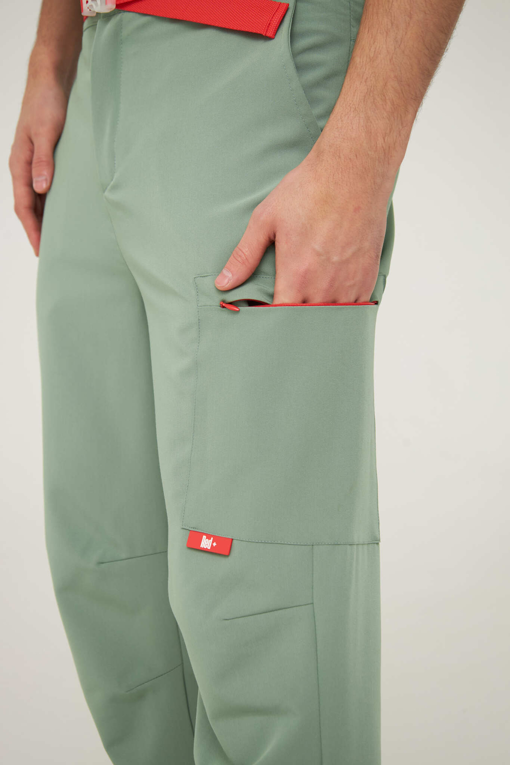 Джоггеры медицинские унисекс Кайтеки, шалфей