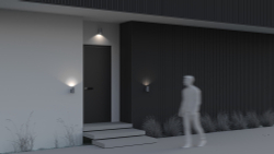 Настенный светильник (бра) Outdoor O574WL-01GR