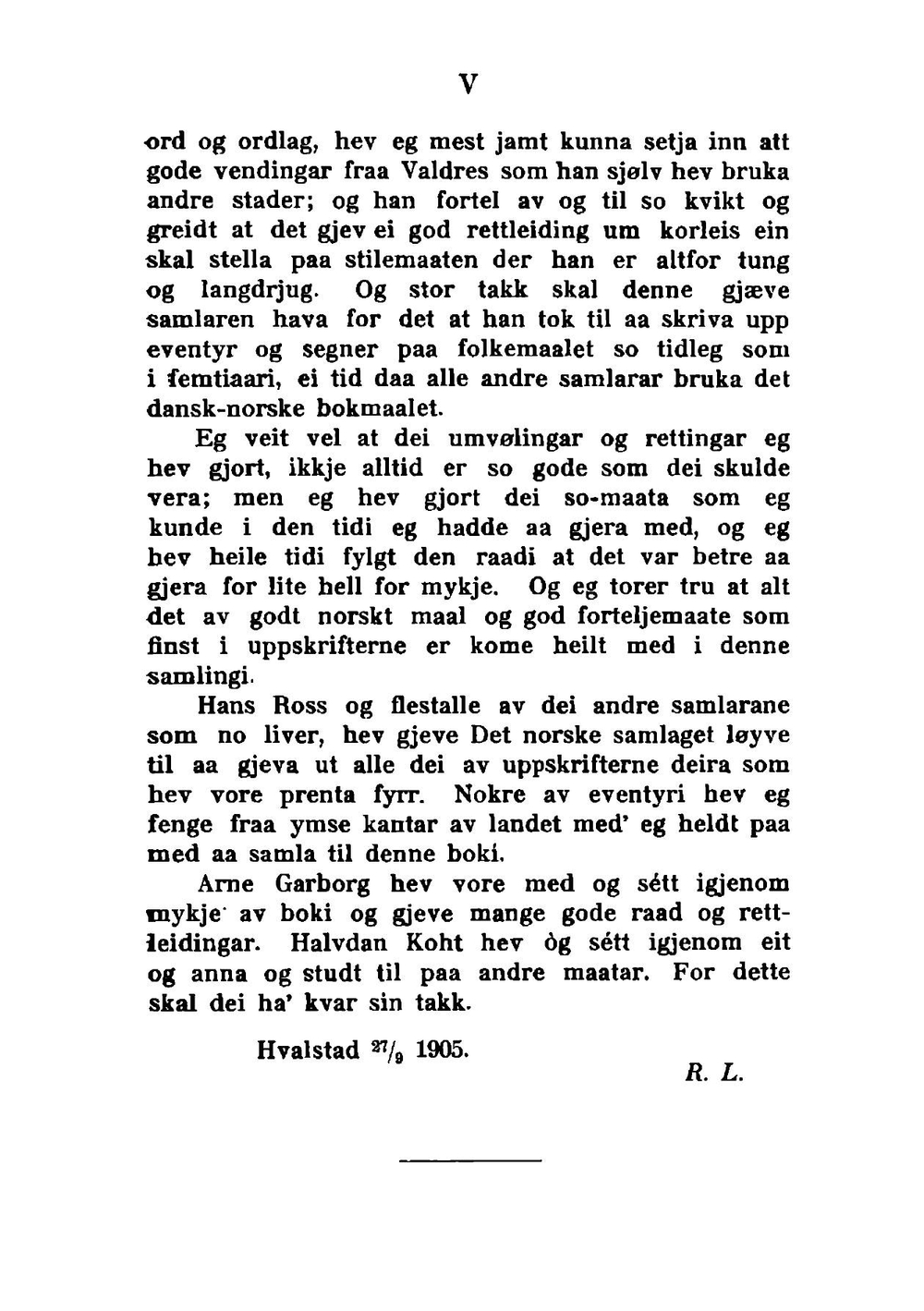 Norsk Eventyrbok. Etter Uppskrifter Paa Folkemaalet | Rasmus Loland