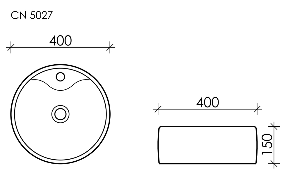 Рукомойник Ceramica Nova Element 40 CN5027 белая