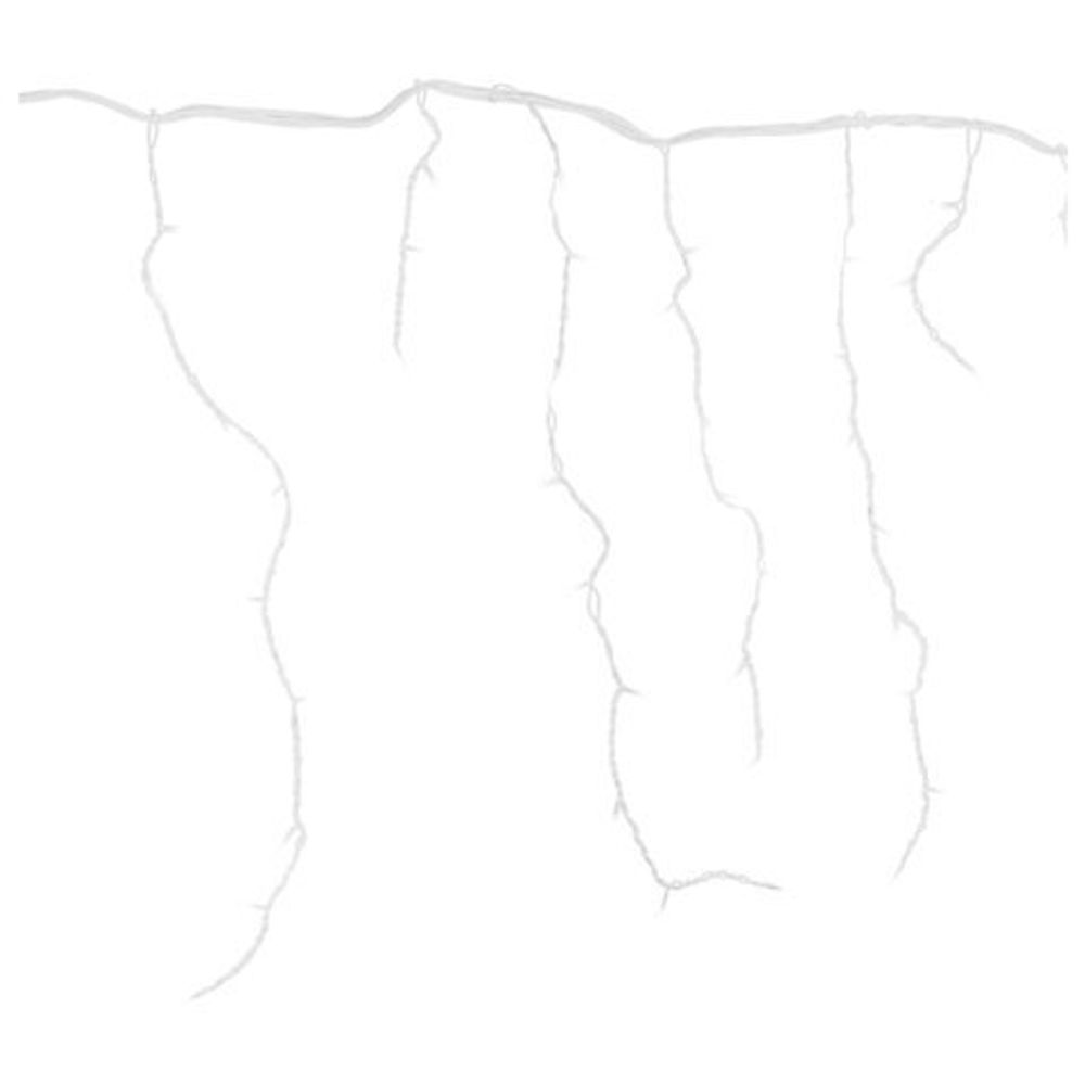 Электрогирлянда-бахрома уличная 25х0,7 м, 400 LED, холодный белый, 220 V, контроллер, ЗОЛОТАЯ СКАЗКА, 592552