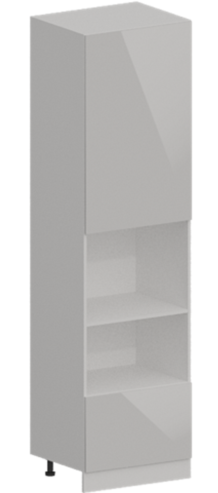 Кухня Модуль ШП 606М Графит / Белый Глянец