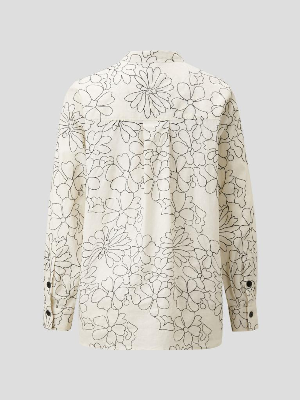 Блуза Chelsy из льняной смеси в белом