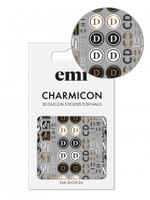 Charmicon 3D Silicone Stickers №186 Логомания