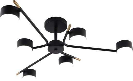 GX3749-6 BK+COPPER (1) Люстра RL