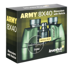 Бинокль Levenhuk Army 8x40 с сеткой