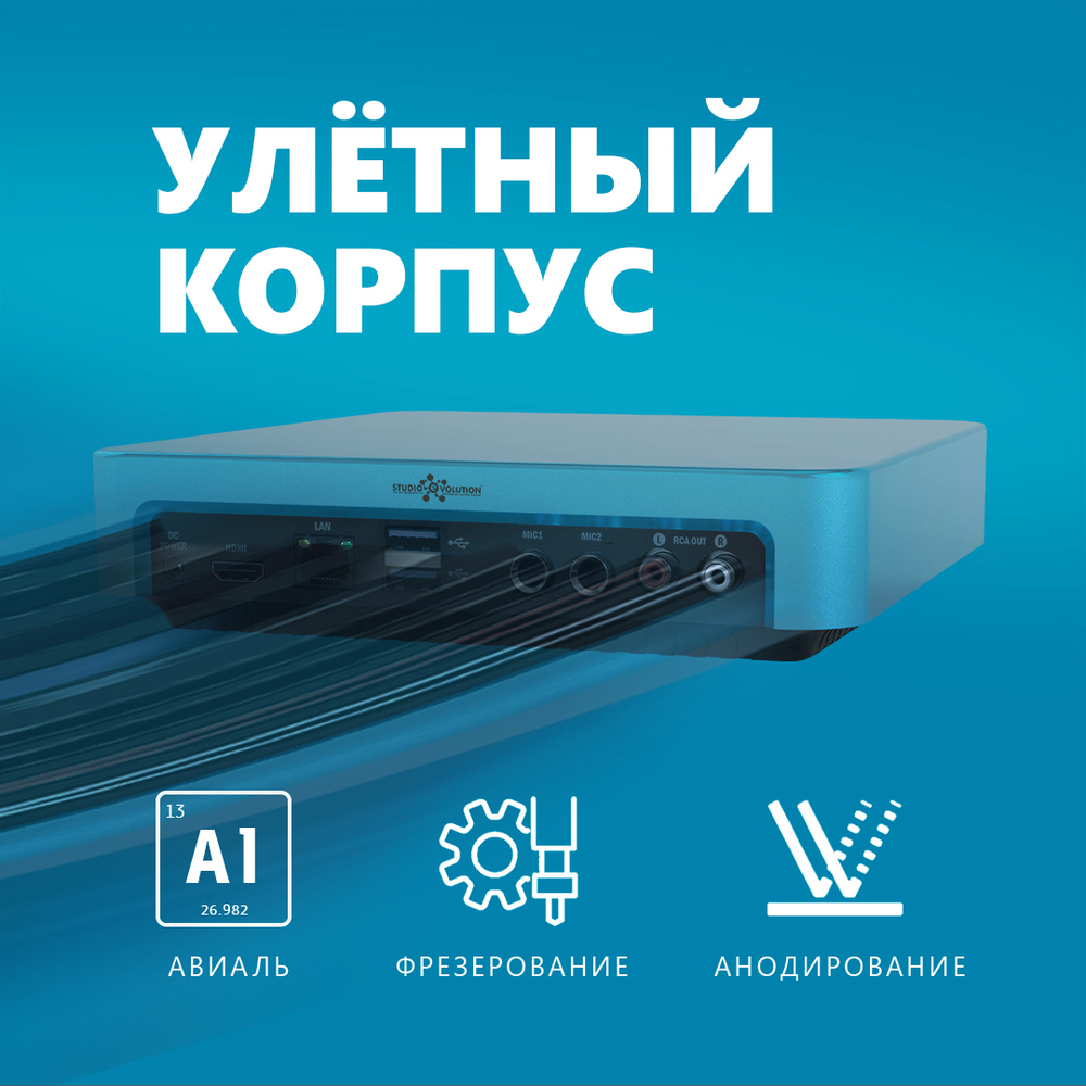 Evolution EvoBox с микрофонами