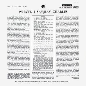 Ray Charles / What'd I Say (Mono)(LP)