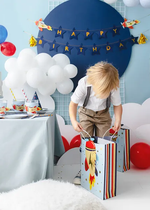 Гирлянда Happy Birthday "Самолеты" 2,5 м