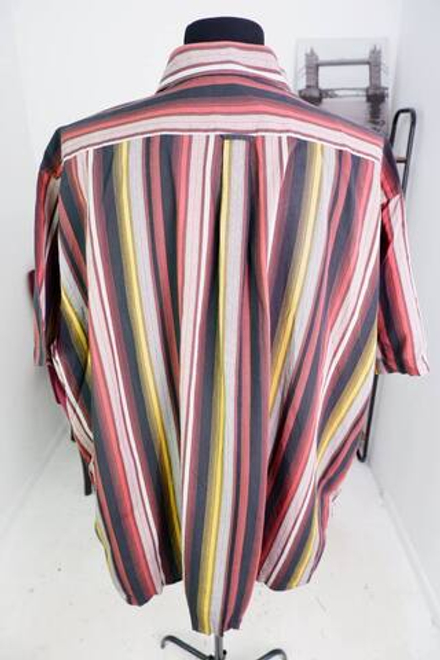 Рубашка Greystone в полоску, маркировка 6XL, визуально на 70 размер