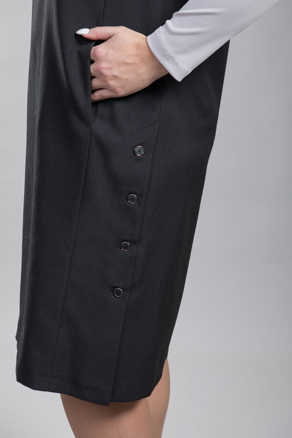 Сарафан 797 черный Novita (Акция)