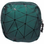 Косметичка прямоугольная «Women secret», цвет зеленый, 11,8*11,5*3см